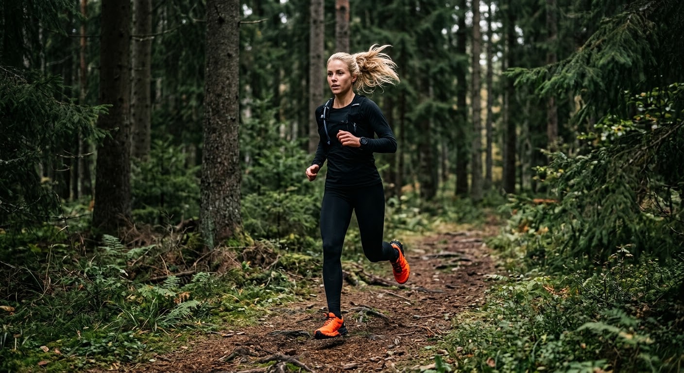 Angela running